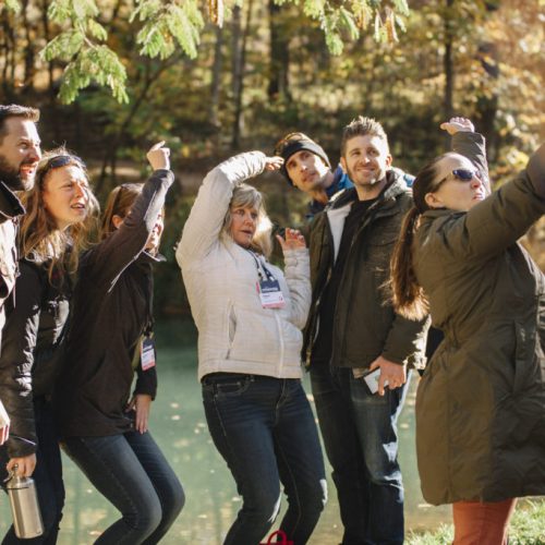 Scavenger hunt at Outdoor Blogger Summit in Bentonville